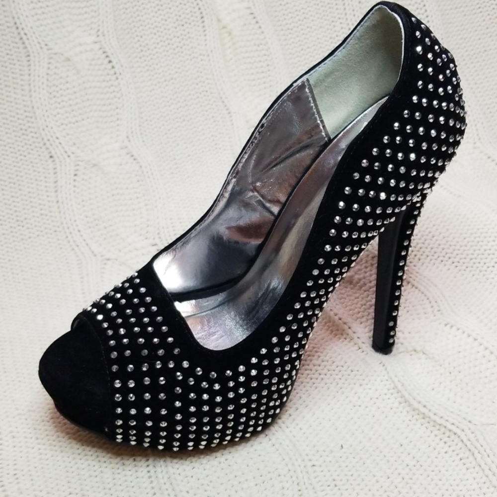 Black Party Heels - Picture 2 of 4